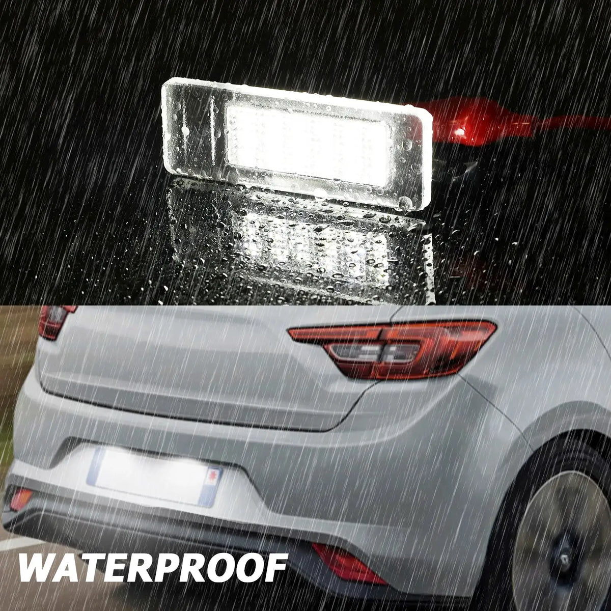 2X Waterproof Canbus No Error License Plate Lights For Renault Megane IV Scenic IV Master III Tingo II Espace V Koleos II by InterCyprus Trading Ltd