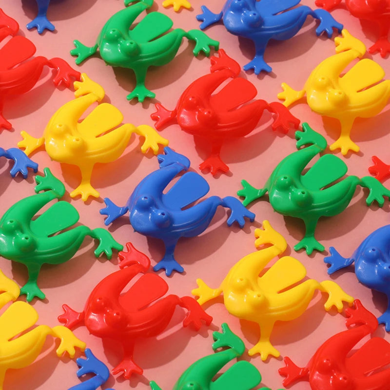Jumping Frog Toys 50PCS Stress Relief Kids Birthday Party Gifts