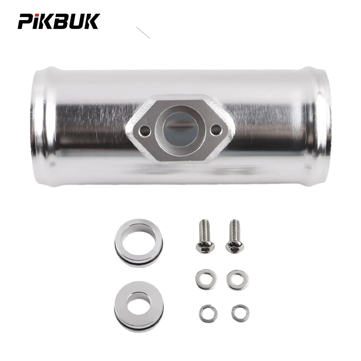 PIKBUK 2.5' 63mm Aluminum Flange Pipe with Adapter Fits For Jetta Golf Beetle A4 MK4 1.8T Map Sensor Flange by InterCyprus Trading Ltd
