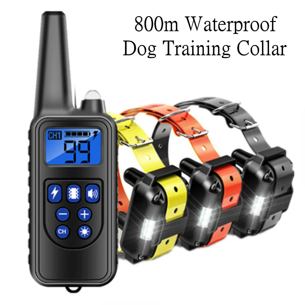 800m Electric Dog Training Collar &ndash; Waterproof Remote