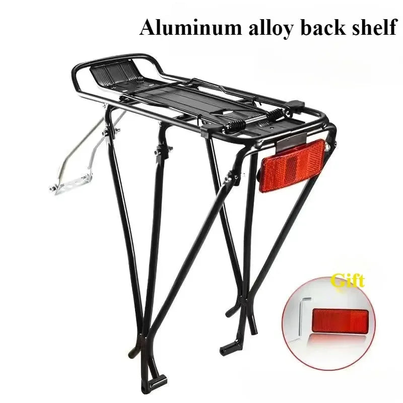Πίσω ράφι με δισκόφρενο αλουμινίου για ορεινό ποδήλατο, χωρητικότητα 25kg, 35x21x6 cm