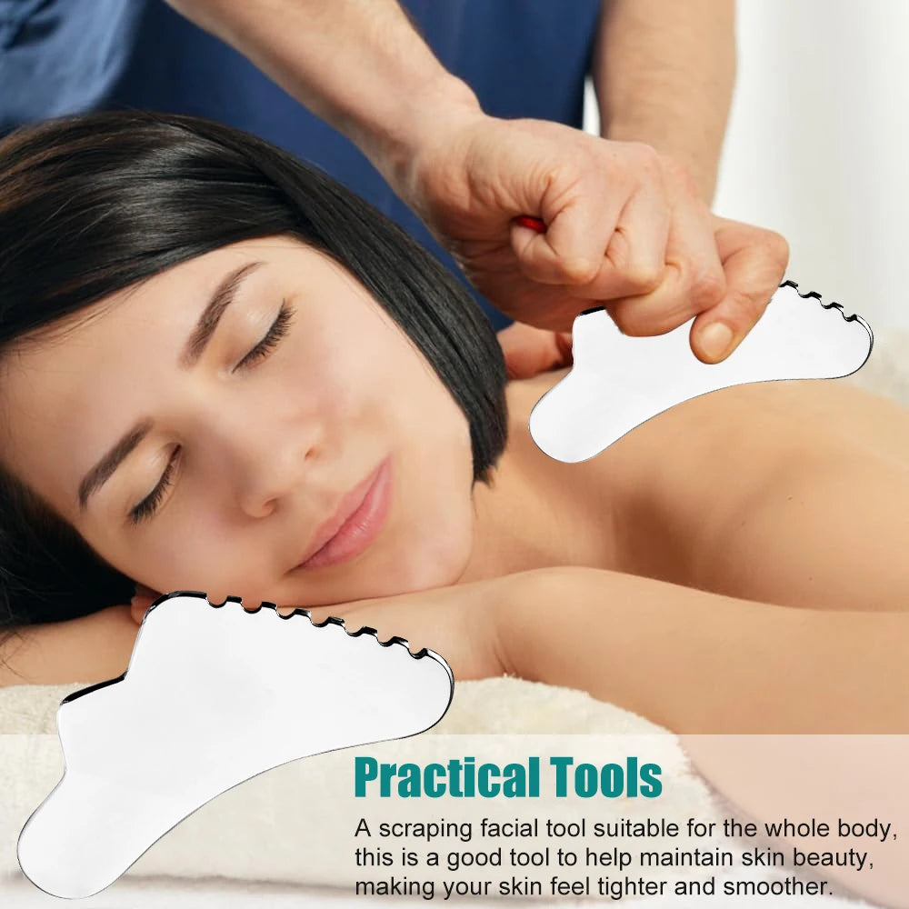 YQQGD Gua Sha Stainless Steel Tool &ndash; Effective Muscle Scraping for Soft Tissue Therapy