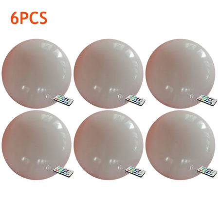 Floating Pool Lights 1-10Pcs 16 Colors &ndash; Colorful LED Glow 6PCS
