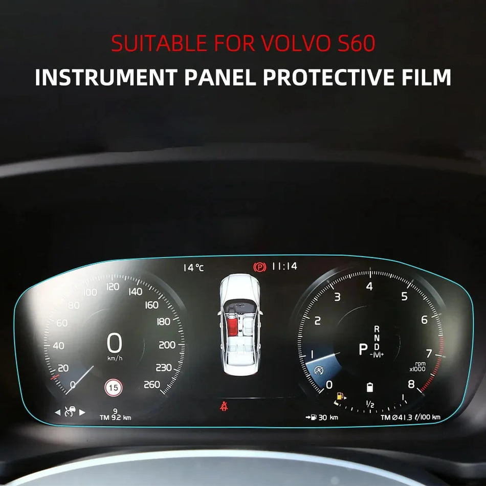 Kojelaudan kalvo Volvo, läpinäkyvä HD PVC kojelaudan suoja XC60 XC90 S90 V90 XC40 S60 V60