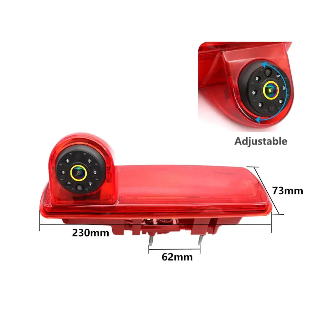 AHD 1080P Third Brake Light Reverse Camera For Renault Trafic Vauxhall Vivaro Nissan Primastar Van Adjustable Lens IR Night Visi by InterCyprus Trading Ltd
