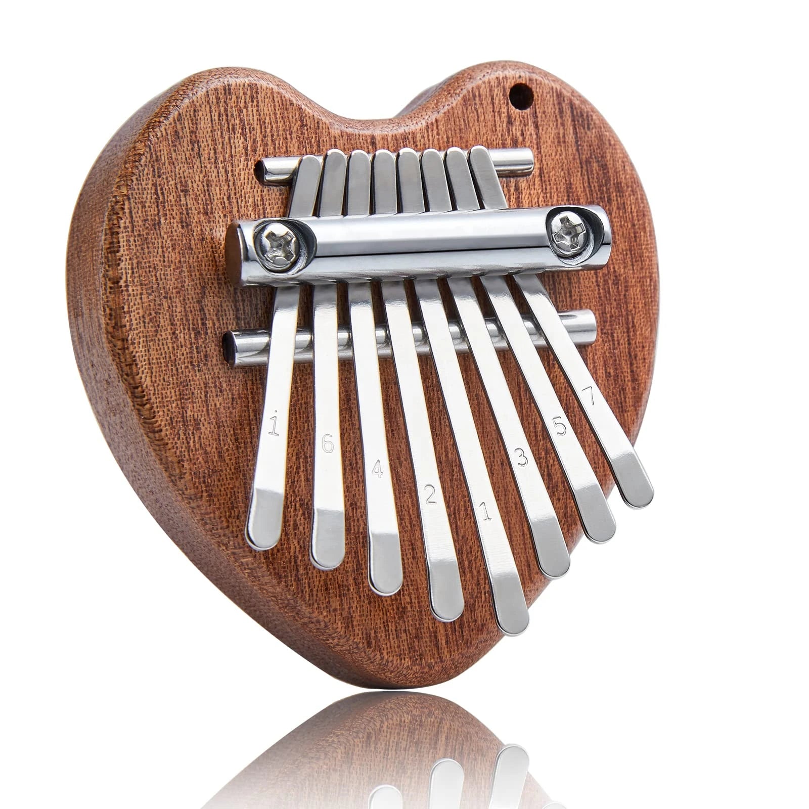 Cyprus Instrument Mini Kalimba 8 Key Thumb Piano 1 Pack Totoro Style Cute Instrument ...