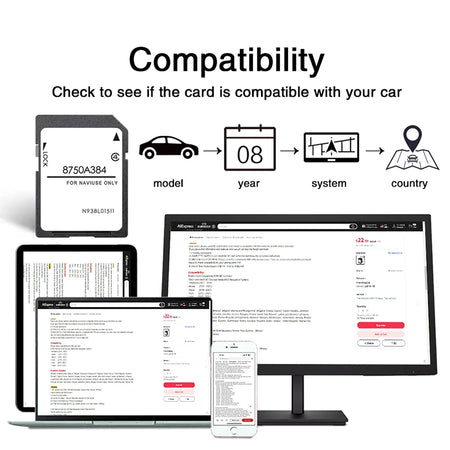 MMCS Mitsubishi 8750A384 Navigation SD Card EU &ndash; Anti Fog