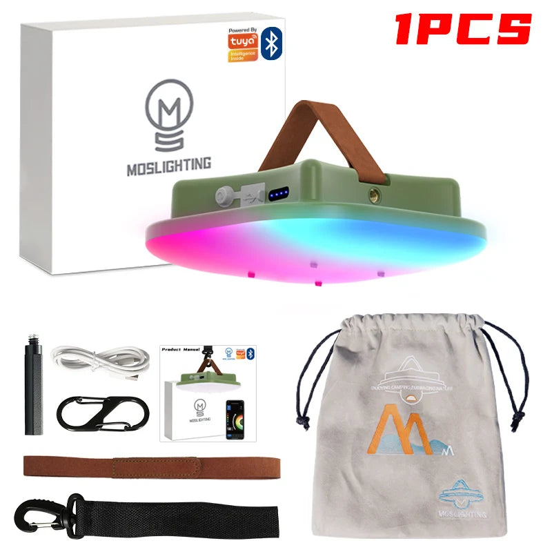 MOSLIGHTING 80W Camping Lantern &ndash; Ultra-Bright and Waterproof MOS-LY01-1PCS-TY