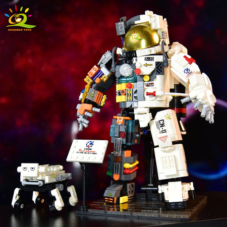 HUIQIBAO MOC Space Astronaut Figures &ndash; Lego Compatible