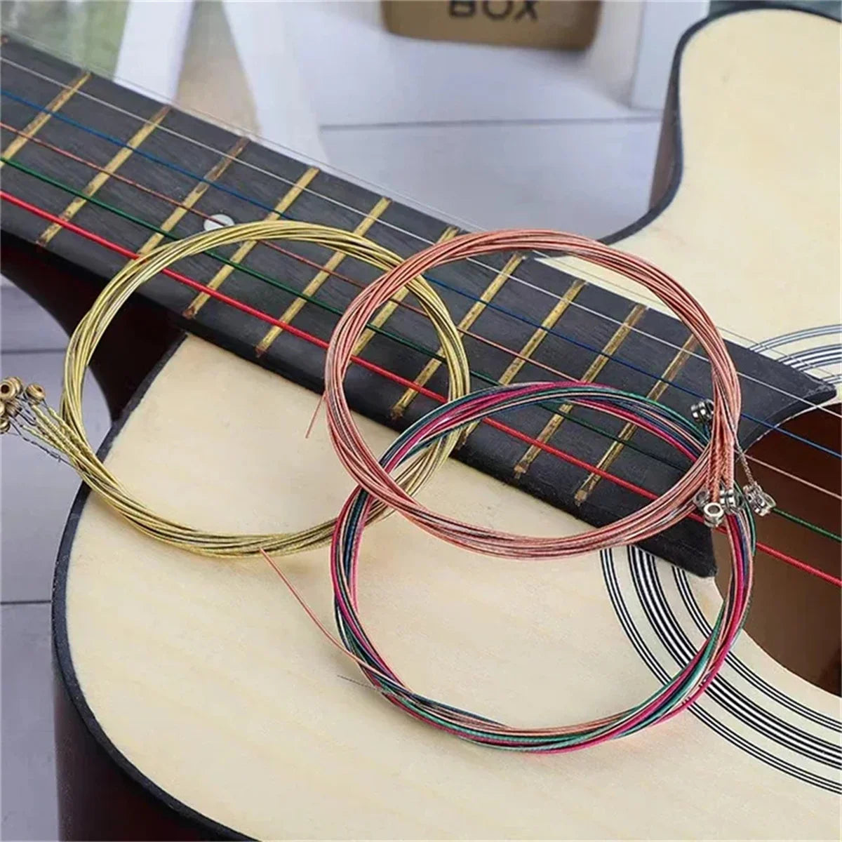 Miwayer Colorful Guitar Strings &ndash; Anti Oxidation Coating