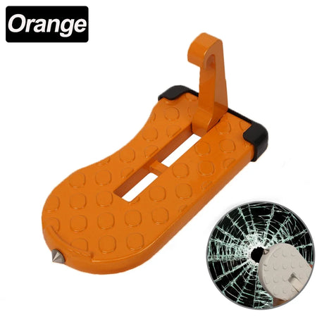 Multifunction Universal Latch Hook Foot Pedal &ndash; Foldable Step Orange