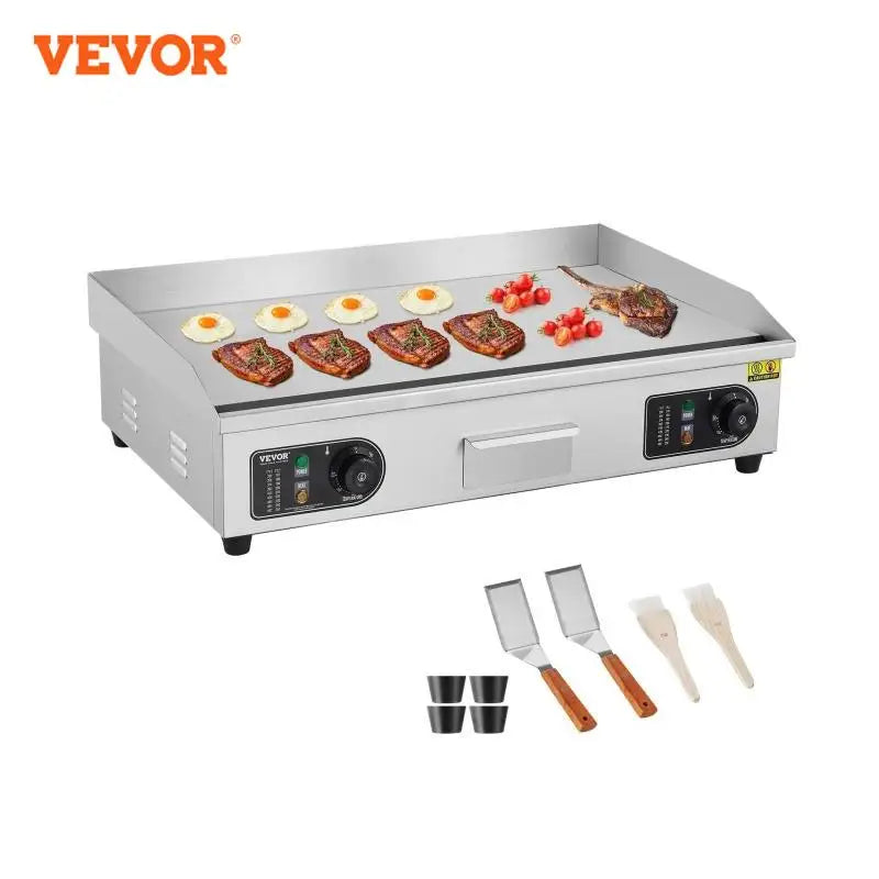 VEVOR 14 18 Griddle Roostevaba Terasest Countertop Reguleeritav Temp