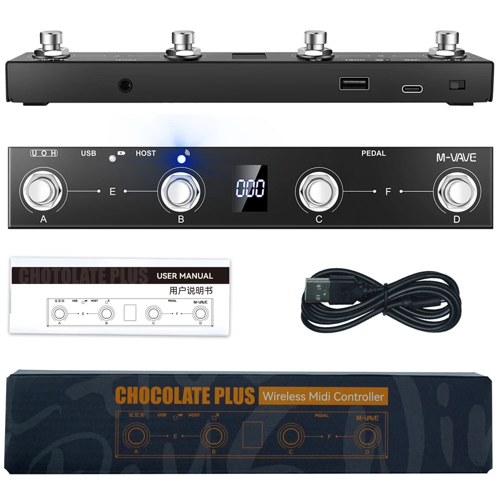 M-VAVE Chocolate Plus Controller &ndash; Wireless MIDI Host Ready CHOCOLATE PLUS