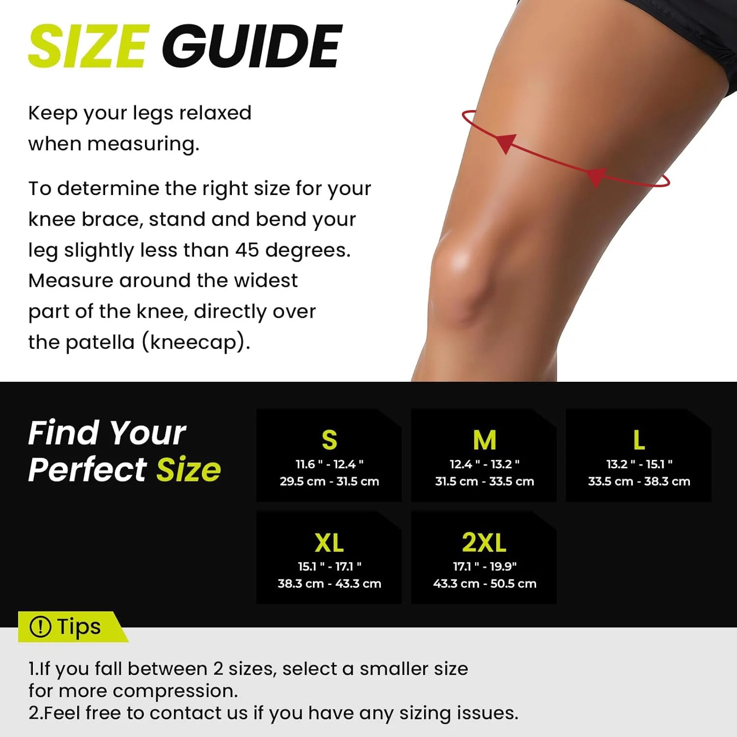 NEENCA Knee Brace Support &ndash; Pain Relief With Stabilizers