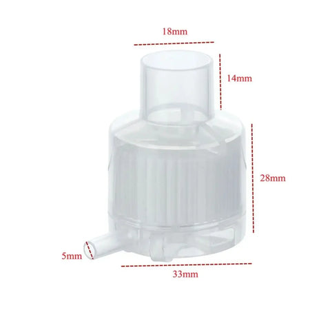 Disposable Breathing Filter - Heat &amp; Moisture Exchanger for Tracheostomy