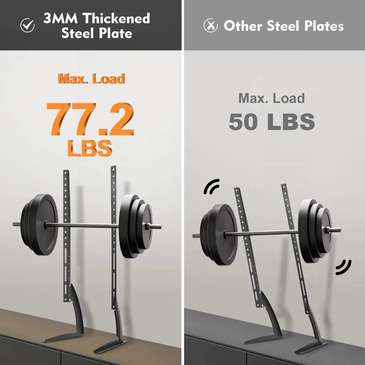LCD TV Stand &ndash; Adjustable Height And Space Saving Design