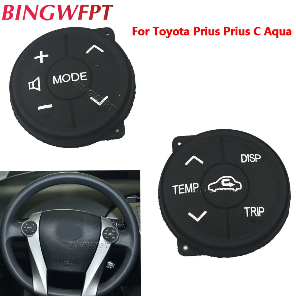Comutatoare de control pentru volan din cauciuc pentru Toyota Prius Prius C