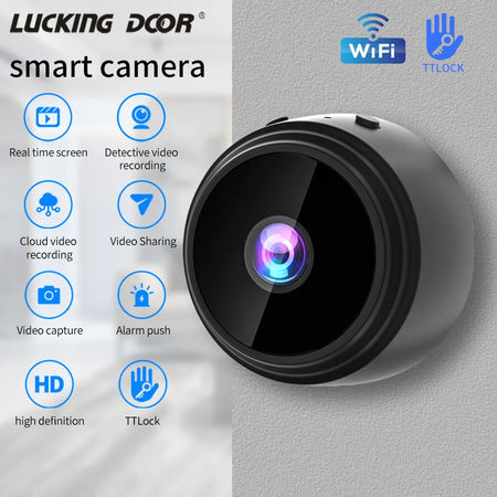 TTLOCK WiFi Mini Web Camera &ndash; 720P HD Security Monitor