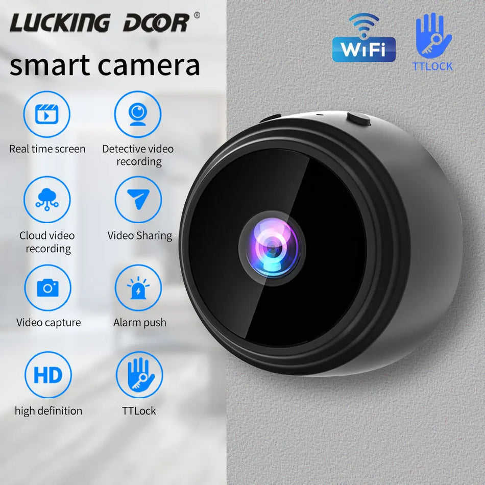 TTLOCK WiFi Mini Web Camera &ndash; 720P HD Security Monitor