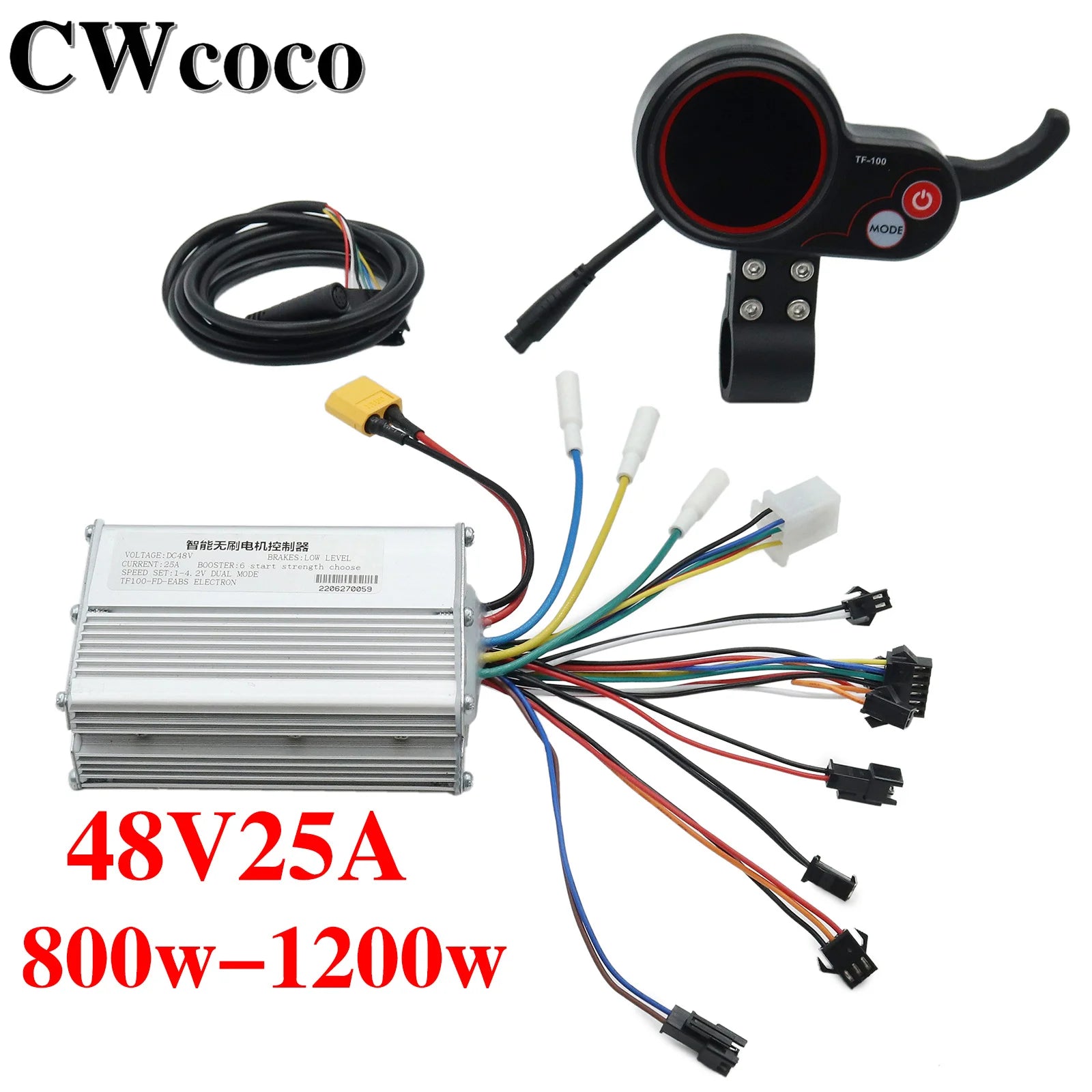 48V 25A Electric Scooter Controller &ndash; High-Quality Brushless Motor Control 48V 25A set