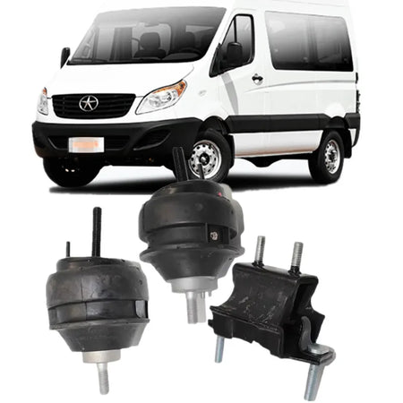 Engine Mount Brackets With Left And Right Rubber For JAC Sunray by InterCyprus Trading Ltd