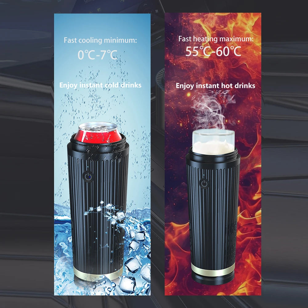 Smart 2 In 1 Car Heating Cooling Cup - Digital Temperature
