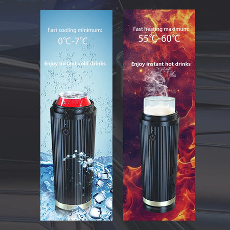 Smart 2 In 1 Car Heating Cooling Cup - Digital Temperature
