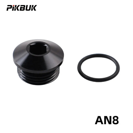 PIKBUK Aluminum AN6 8 10 12 16 20 AN ORB O-Ring Seal Boss Port Socket Port Plugs Slimline Block Off Fitting Adapter by InterCyprus Trading Ltd