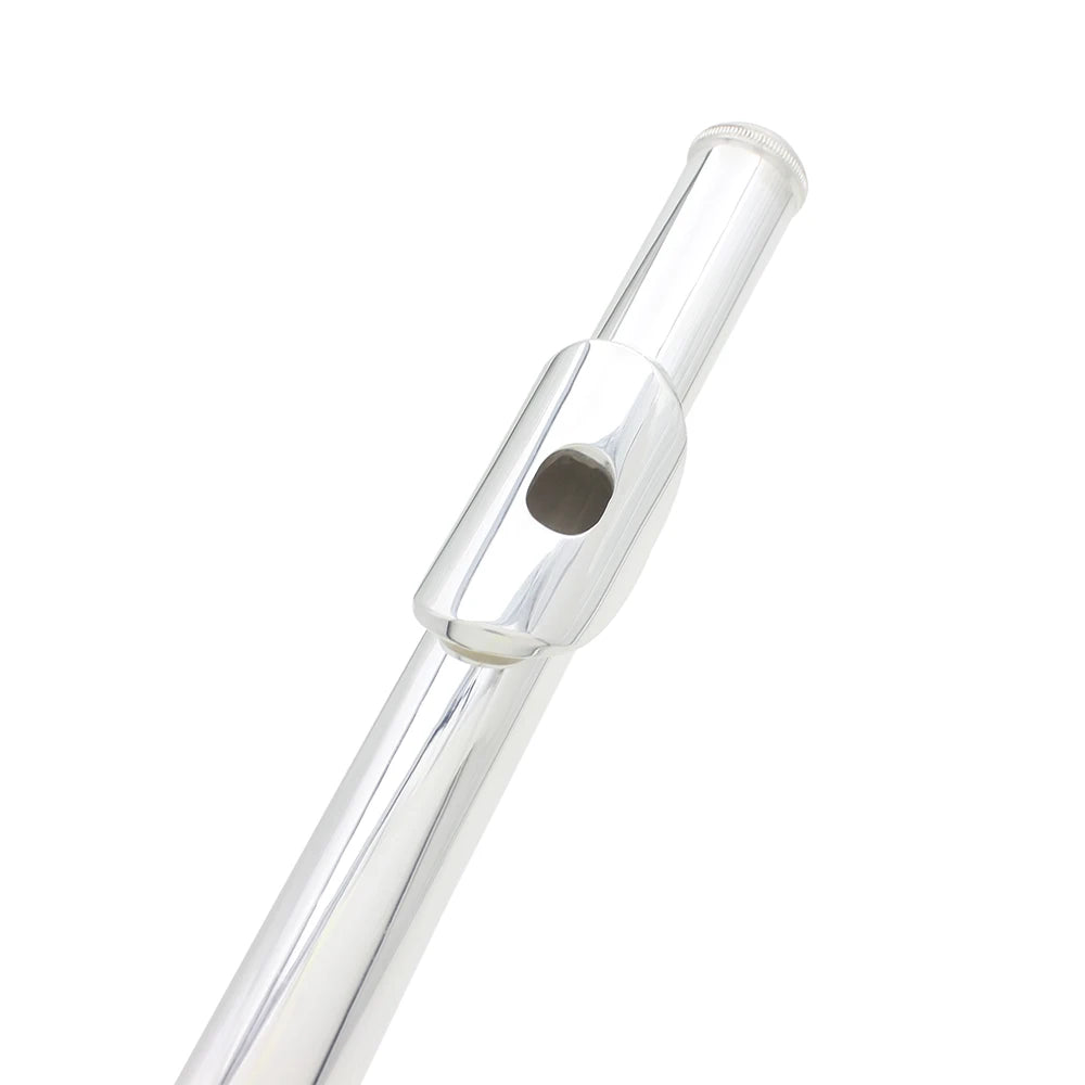 Slade 16 Holes Flute C Key Closed Silver - Silver Plated