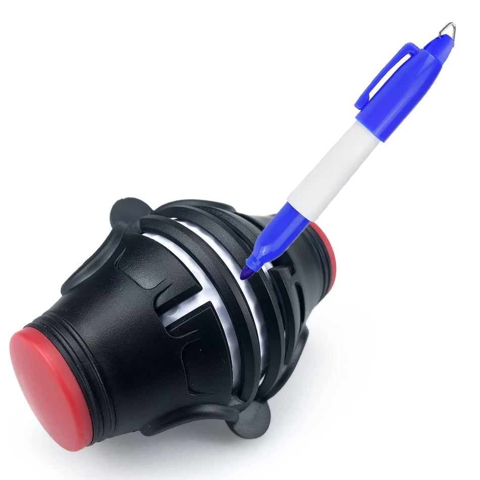 Penna marcatore per palline da golf rotante a 360 gradi per precisione nel putt ZY017