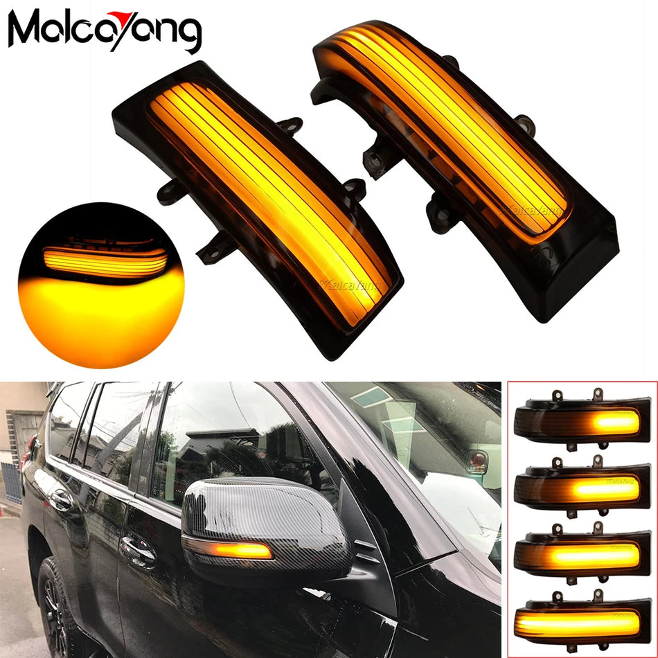 Светодиодные указатели поворота на боковых зеркалах для Toyota RAV4 Previa Estima Alphard Vellfire