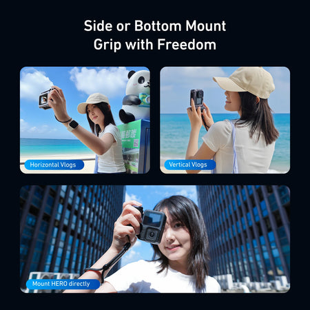 TELESIN StreetGrip Kit For GoPro HERO 9-13 &ndash; Aluminum Cage