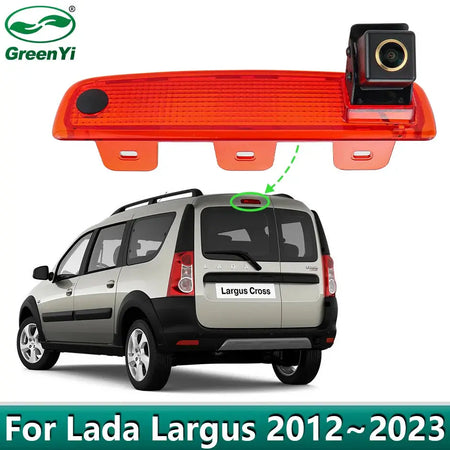 GreenYi 170° AHD 1080P Brake Light Reverse Camera For Lada Largus Cross/Dacia Dokker 2012-2025 3rd Third Backup Parking Camera by InterCyprus Trading Ltd