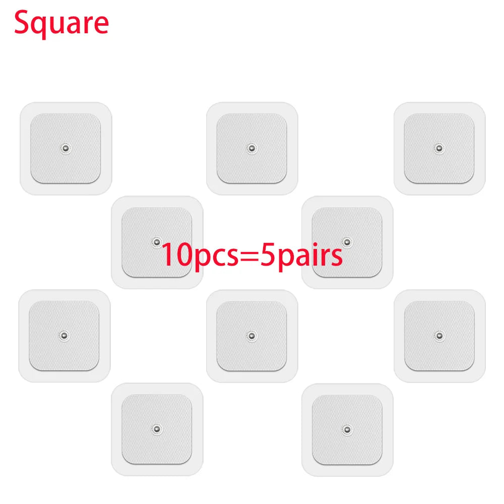 Physiotherapy Tens Electrode Pads &ndash; Conductive Gel Therapy 10pcs F pads