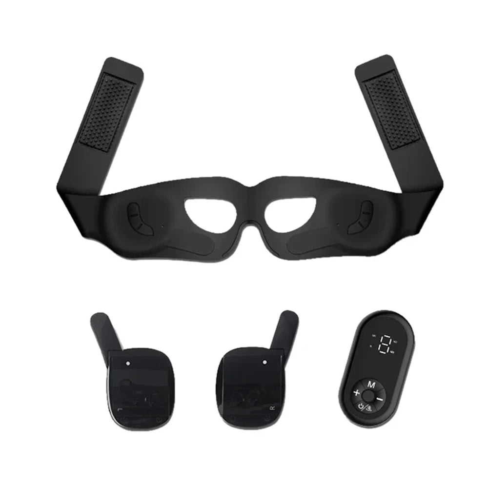 Vilnason Portable LED Display Eye Massager &ndash; Dark Circles Black