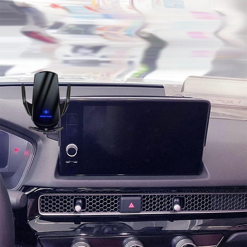Honda Civic 2022 15W Trådlös Laddning Telefonhållare