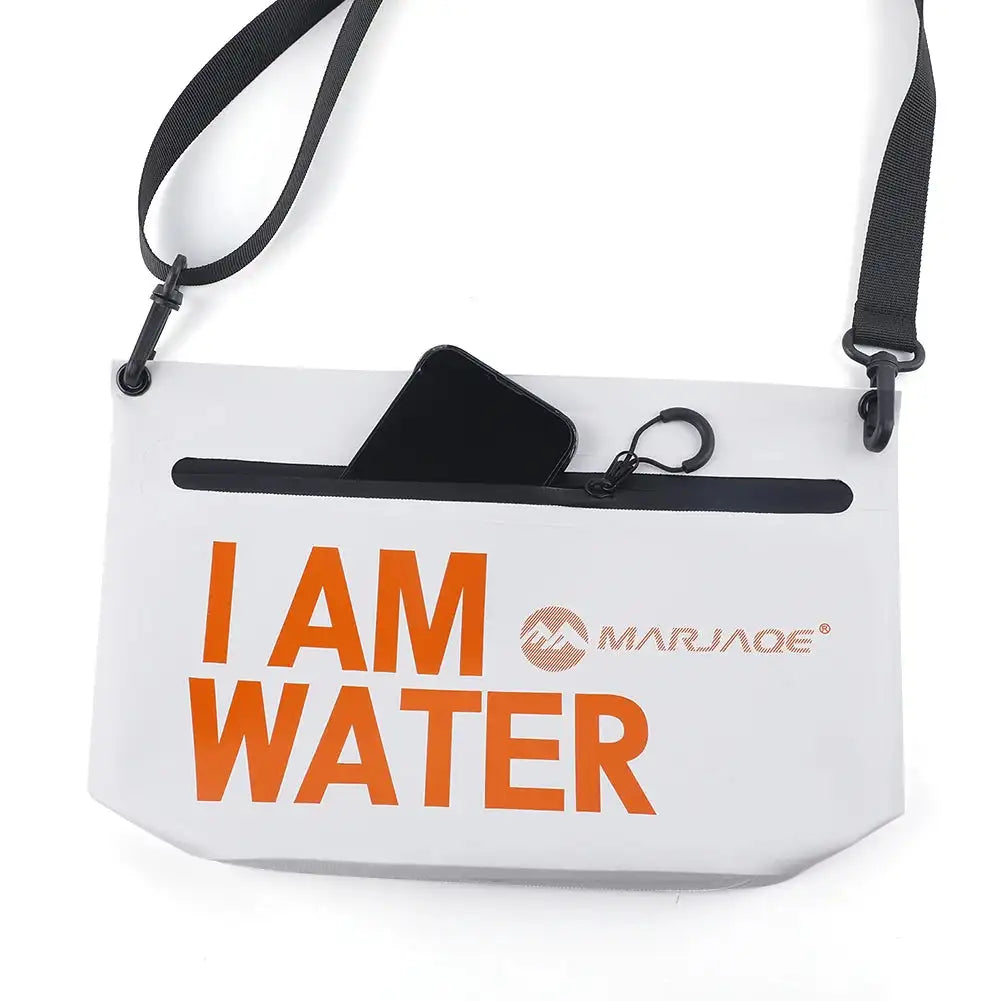 Waterproof PVC Phone Bag With Zipper Shoulder Pack Travel