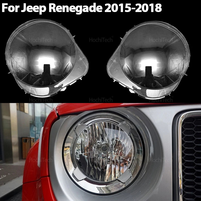 Cubiertas de Lente de Faro Transparentes para Jeep Renegade 2015-2018