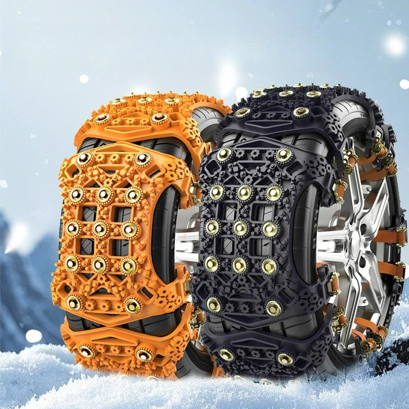 Thickened Anti-Skid Chains &ndash; Enhanced Traction In Snow