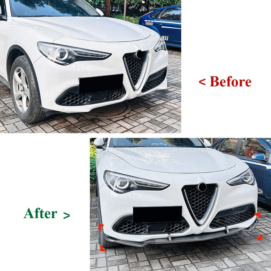 Spojlerový kit na difúzor predného nárazníka Alfa Romeo Stelvio