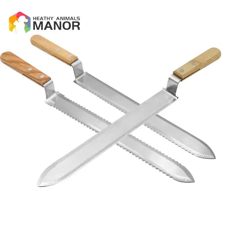 Honey Cutting Knife Wooden Handle &ndash; Stainless Steel Blade