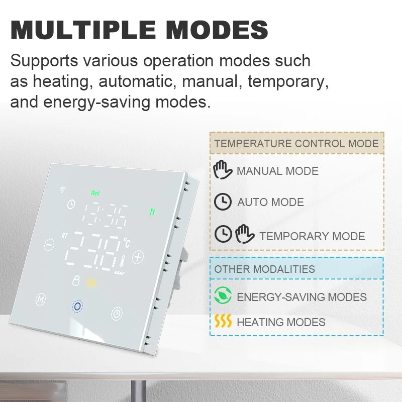 EZAIOT Floor Heating Smart Thermostat &ndash; WiFi Remote Control