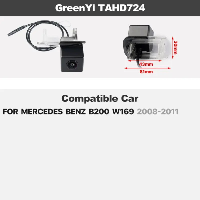 Dynamic Track AHD Rear Camera For Mercedes Benz B/C/E/S-Class W204 W212 W221 W251 B200 W169 W164 ML350 ML330 Vito Viano Sprinter by InterCyprus Trading Ltd
