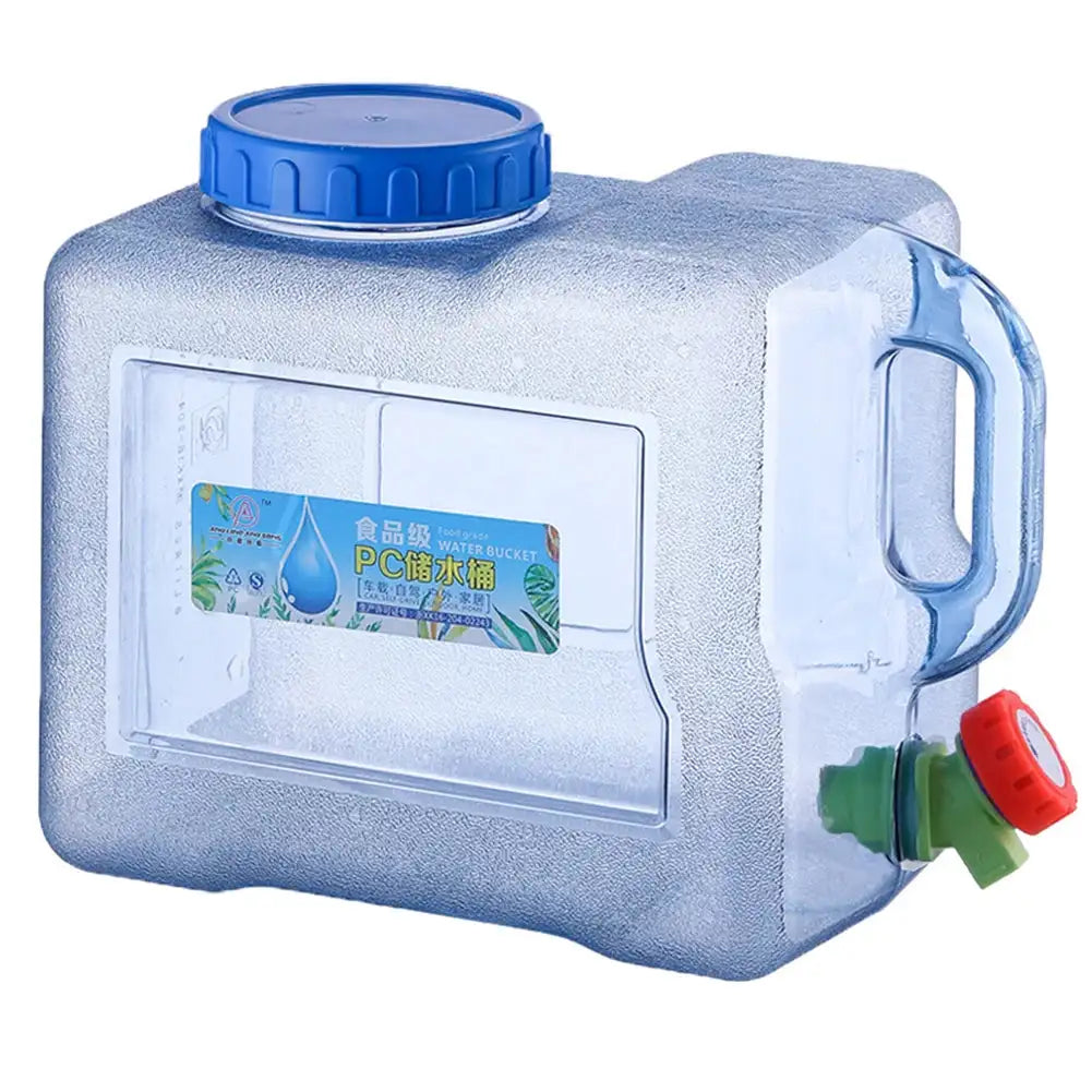 26L Outdoor Camping Water Container With Faucet For Hiking 8L