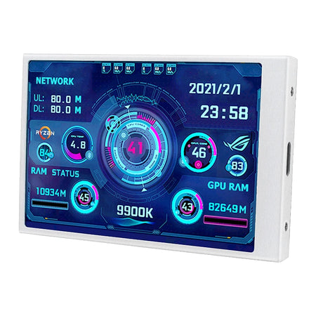 TURZX 3.5 Inch IPS Type C Secondary Screen &ndash; Enhanced Productivity for Multitasking