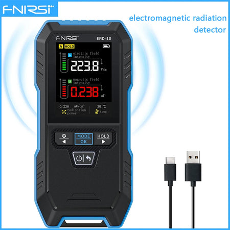 FNIRSI ERD-10 Electromagnetic Radiation Detector &ndash; Accurate Household Appliance Safety Monitor ERD-10