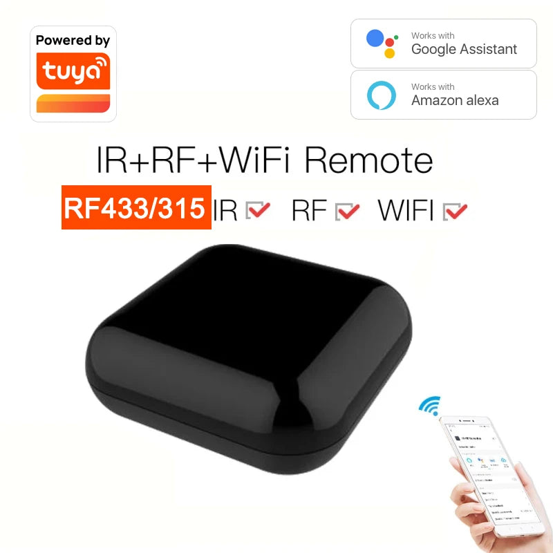 Tuya Smart Remote Control &ndash; WiFi IR RF Hub 315 and 433 MHz