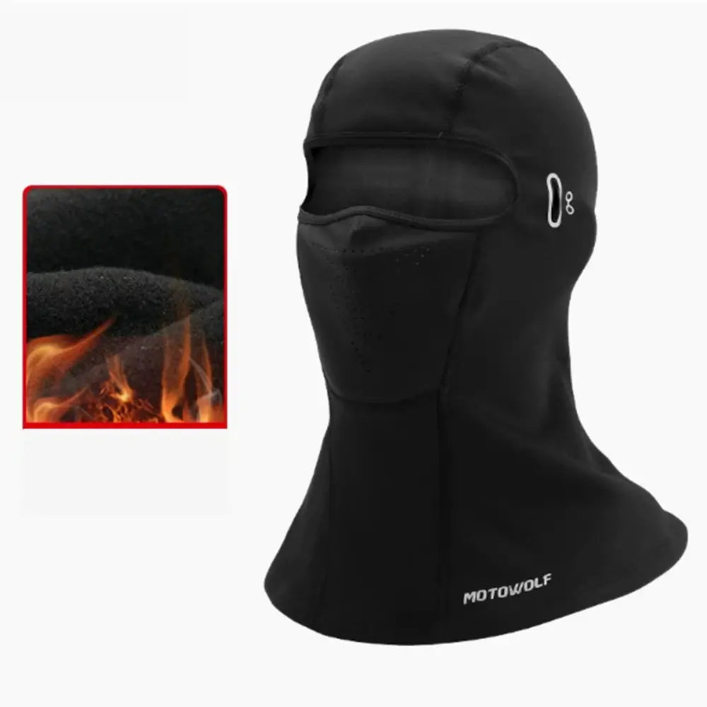 Winter Neck Warmer Thermal Motorcycle Balaclava Moto Mask Waterproof Ski Masks Windproof Elastic Fleece Face Shield by InterCyprus Trading Ltd