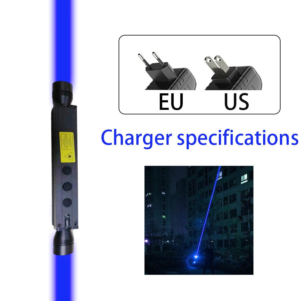 CHEGIT L0465 LED Laser Gloves &ndash; Disco Stage Lighting Blue laser sword / EU Plug