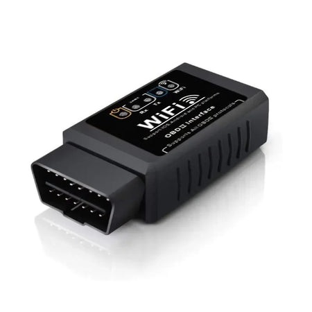 OBD2 WIFI ELM327 V1.5 Scanner &ndash; Wireless OBD II Code Reader black